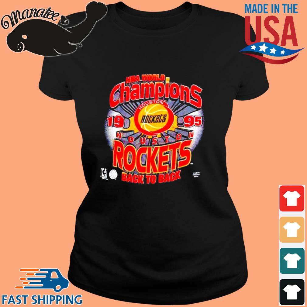 Nba world champions houston rockets back to back shirt, hoodie, sweater,  long sleeve and tank top