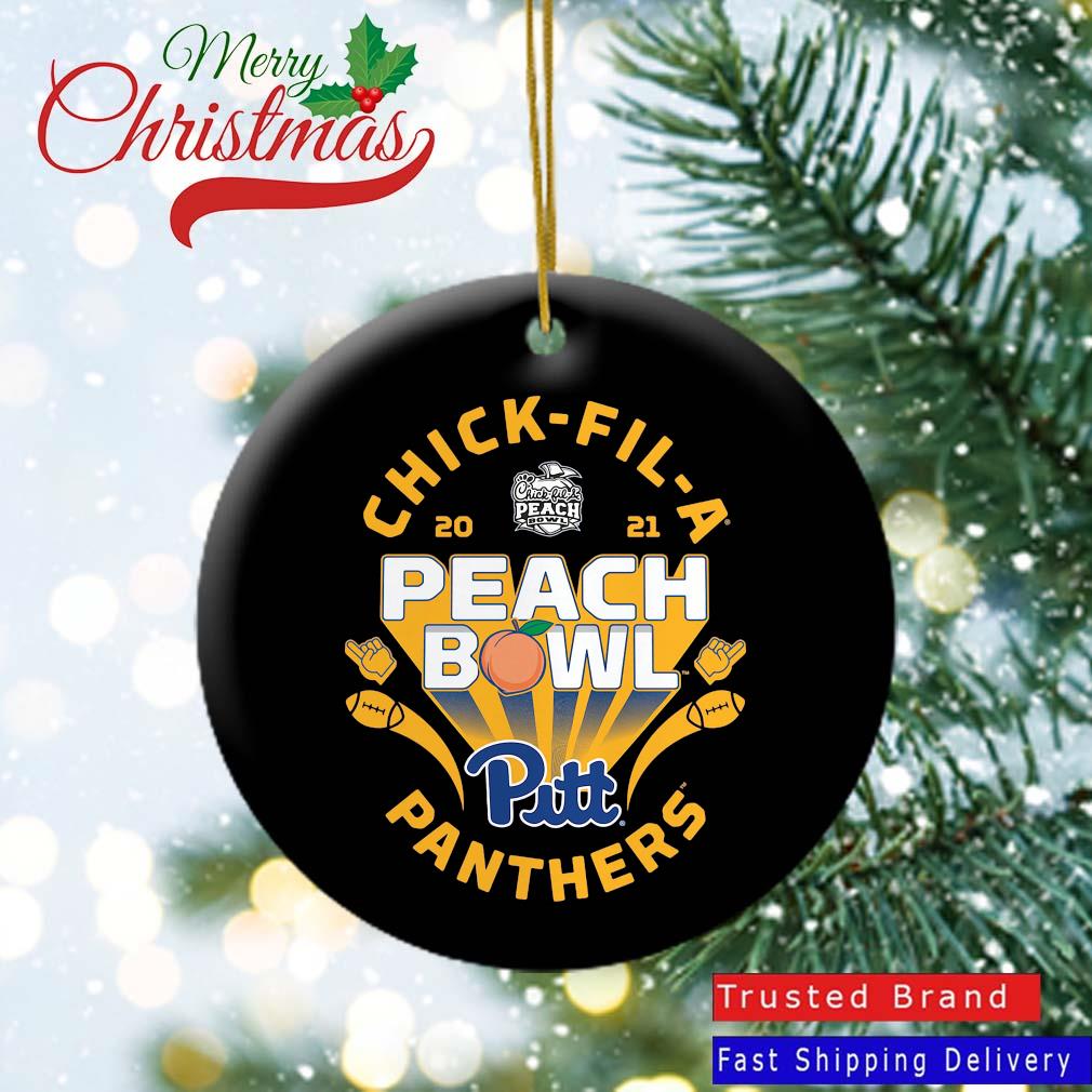 Official Pitt Panthers Chick-Fil-A Peach Bowl 2021 Ornament
