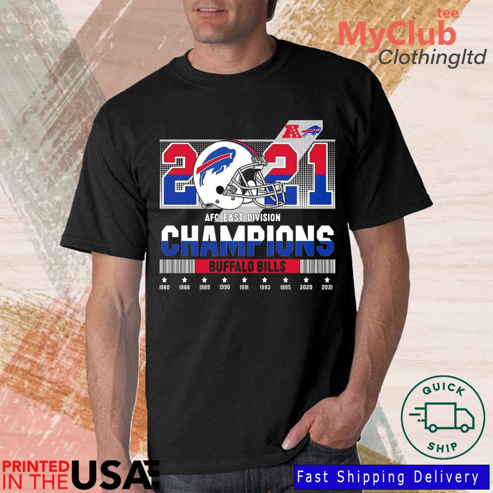 Buffalo Bills 2021 AFC East Division Champions 1980-2021 shirt,Sweater,  Hoodie, And Long Sleeved, Ladies, Tank Top
