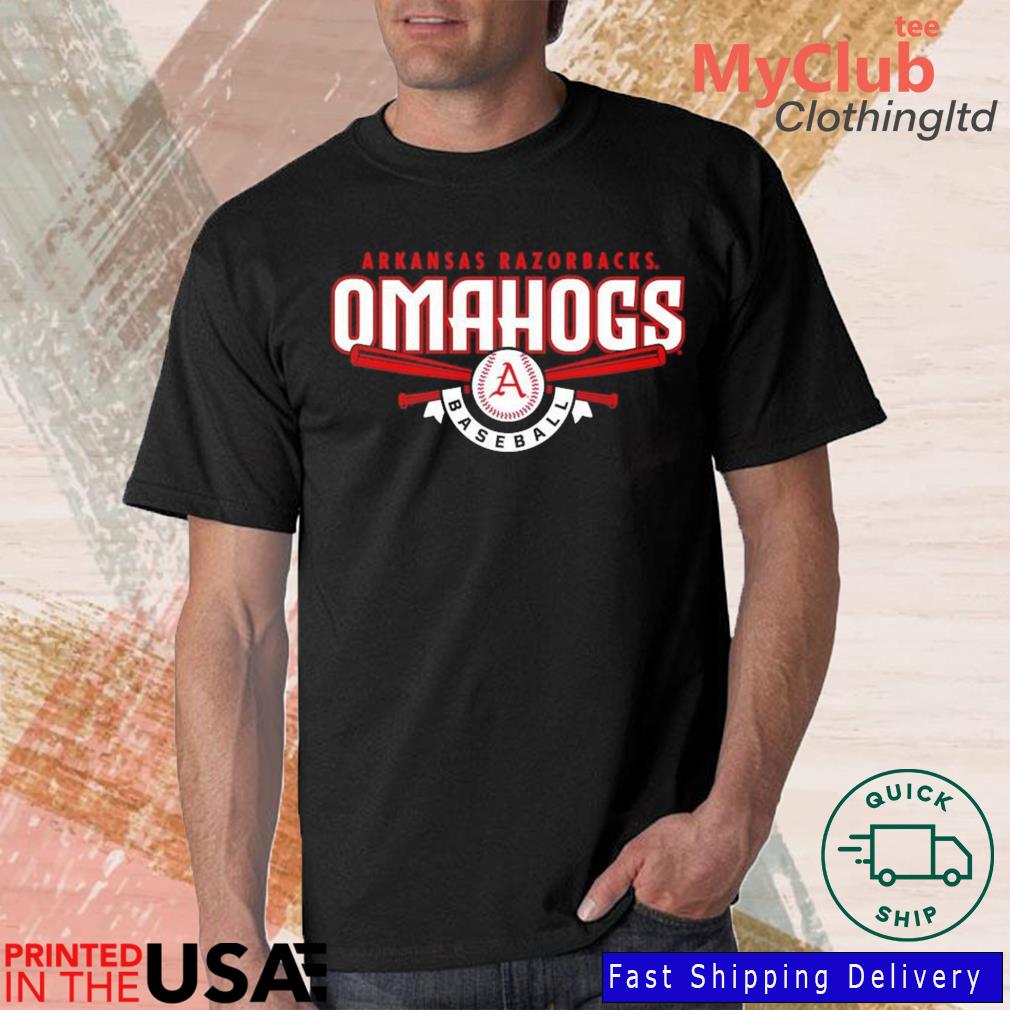 Arkansas Razorbacks Omahogs Baseball Shirt