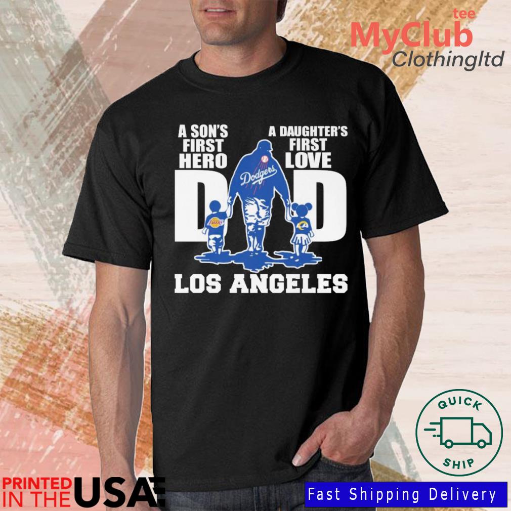 Official Los Angeles Dodgers a Son's first Hero Dad a Daughter's