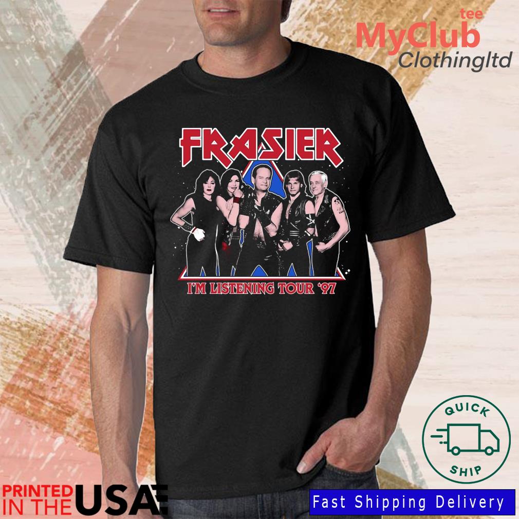 Frasier I'm Listening Tour '97 Sitcom X Iron Maiden Shirt,Sweater, Hoodie, And Long Sleeved, Ladies, Tank Top