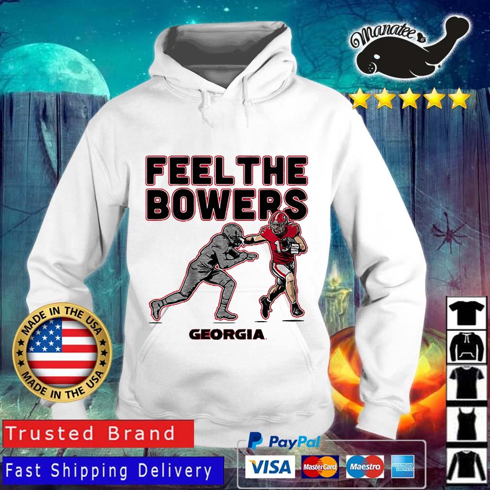 Georgia Football Brock Bowers Feel The Bowers Shirt Hoodie trang